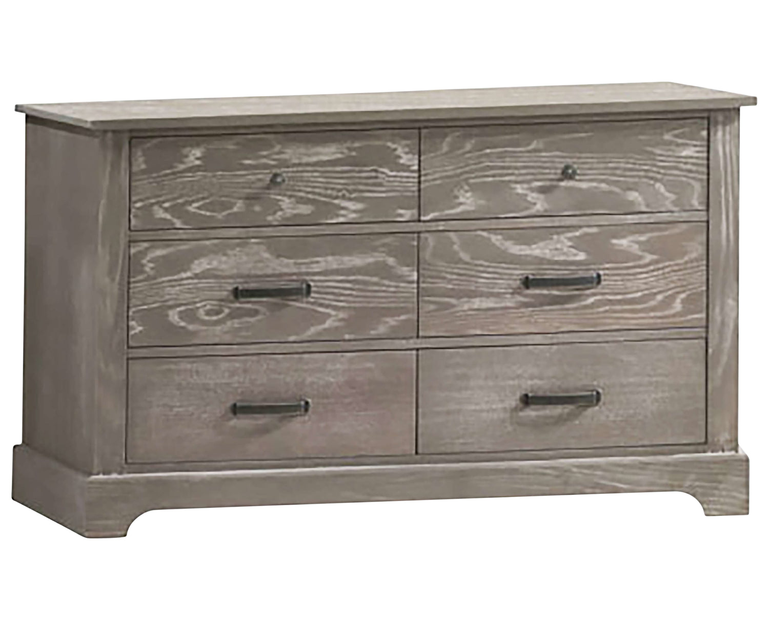 Owl Brushed Oak | Emerson Double Dresser | Valley Ridge Furniture
