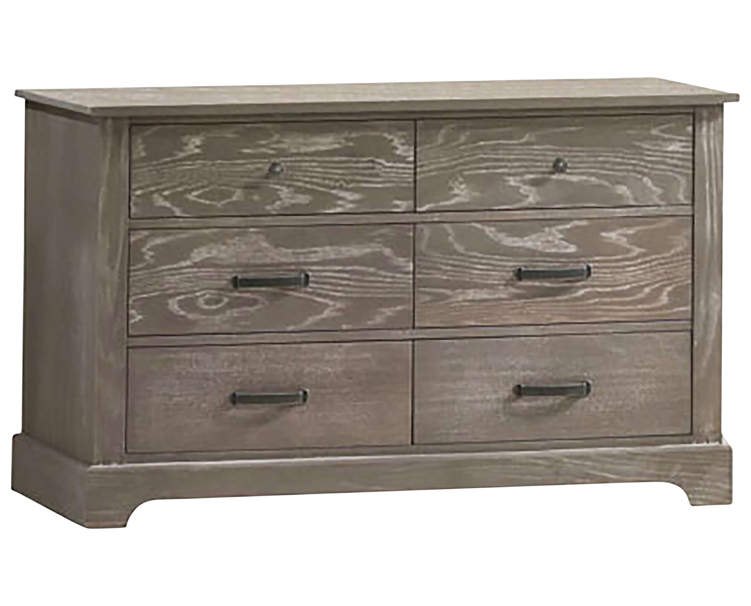 Sugar Cane Brushed Oak | Emerson Double Dresser | Valley Ridge Furniture