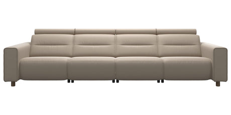 Emily Wide Arm | 4-Seater Sofa with 2 Power Seats