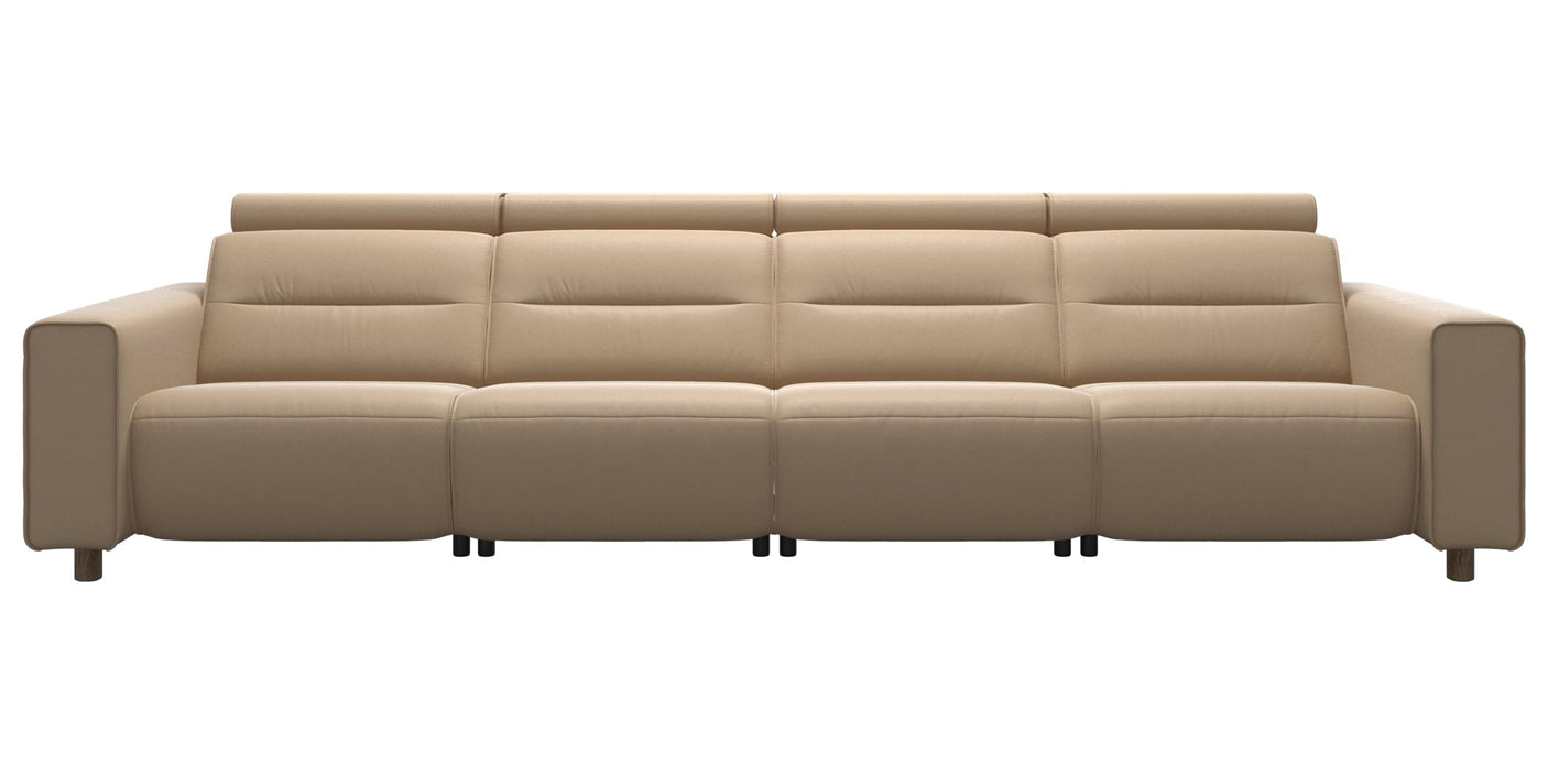 Emily Wide Arm | 4-Seater Sofa with 2 Power Seats