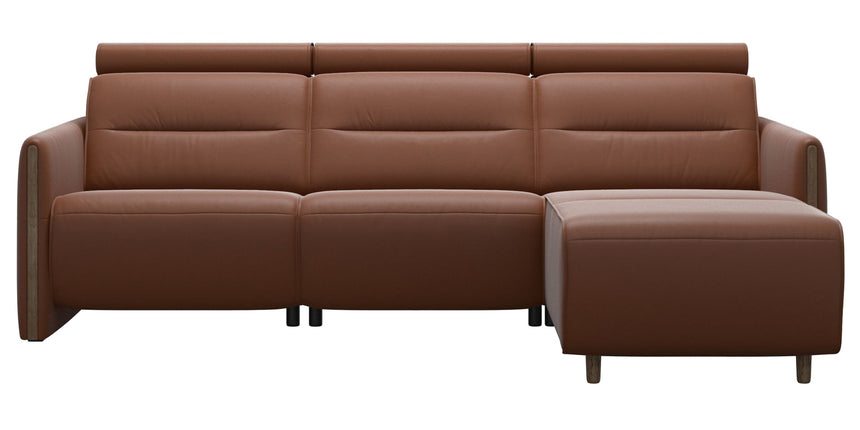 Emily Wood | 2-Seater Sofa with 1 Power Seat and 1 Long Seat