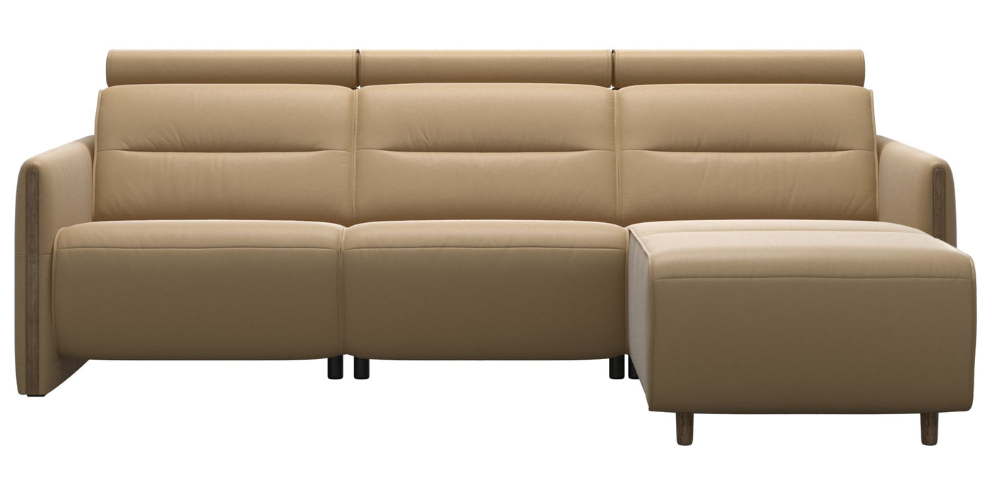 Emily Wood | 2-Seater Sofa with 1 Power Seat and 1 Long Seat