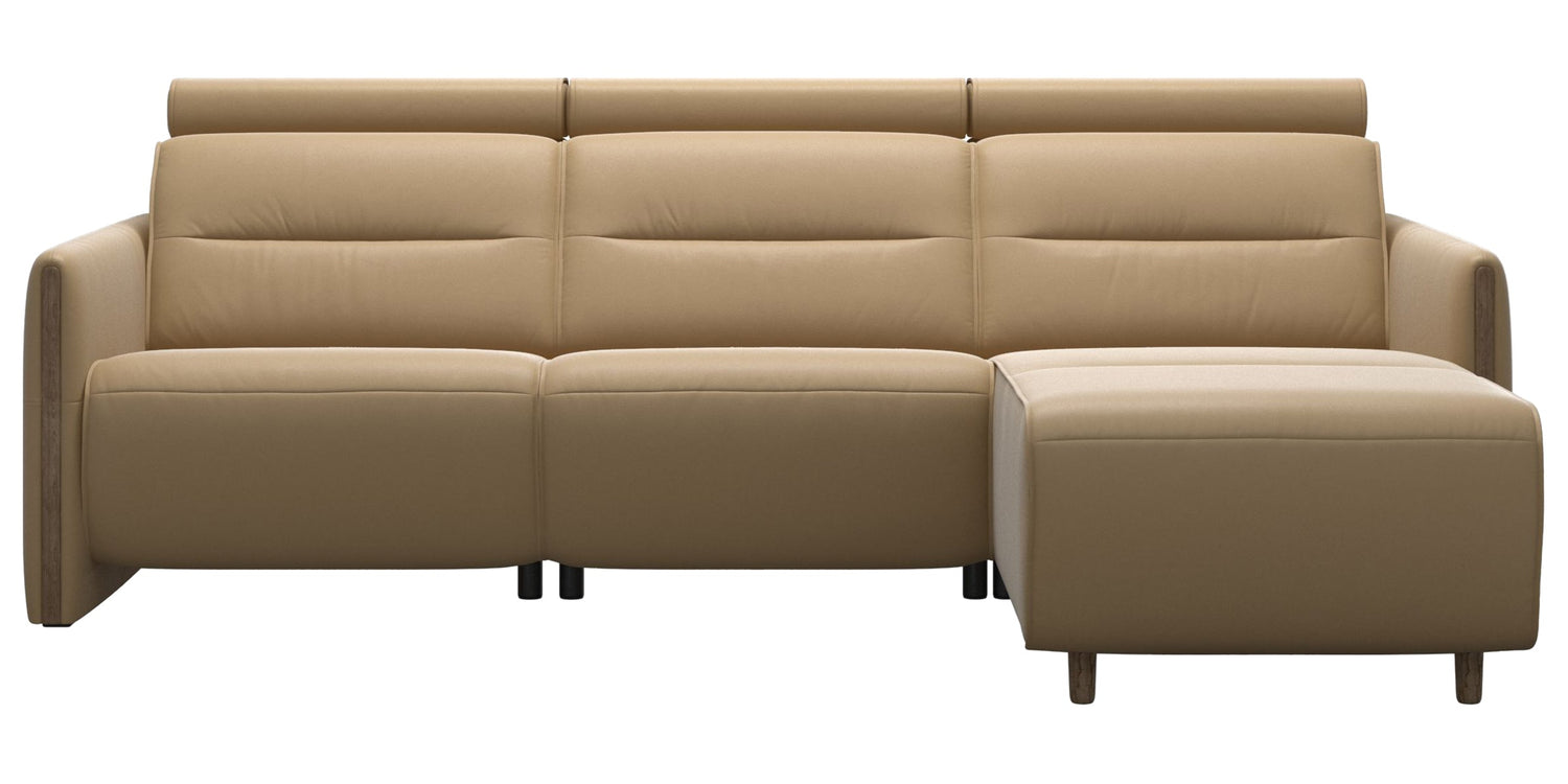 Emily Wood | 2-Seater Sofa with 1 Power Seat and 1 Long Seat