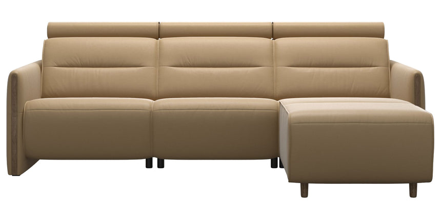 Emily Wood | 2-Seater Sofa with 1 Power Seat and 1 Long Seat