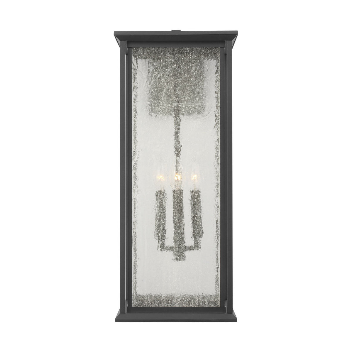 Audley 24" Lantern — Distressed Seeded