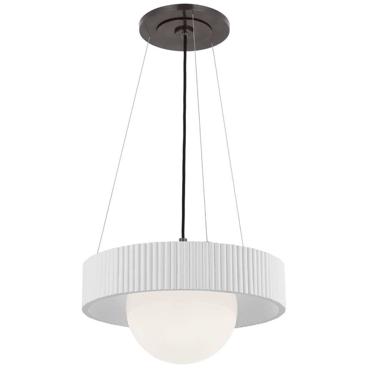 Arena 18" Ring and Globe Chandelier