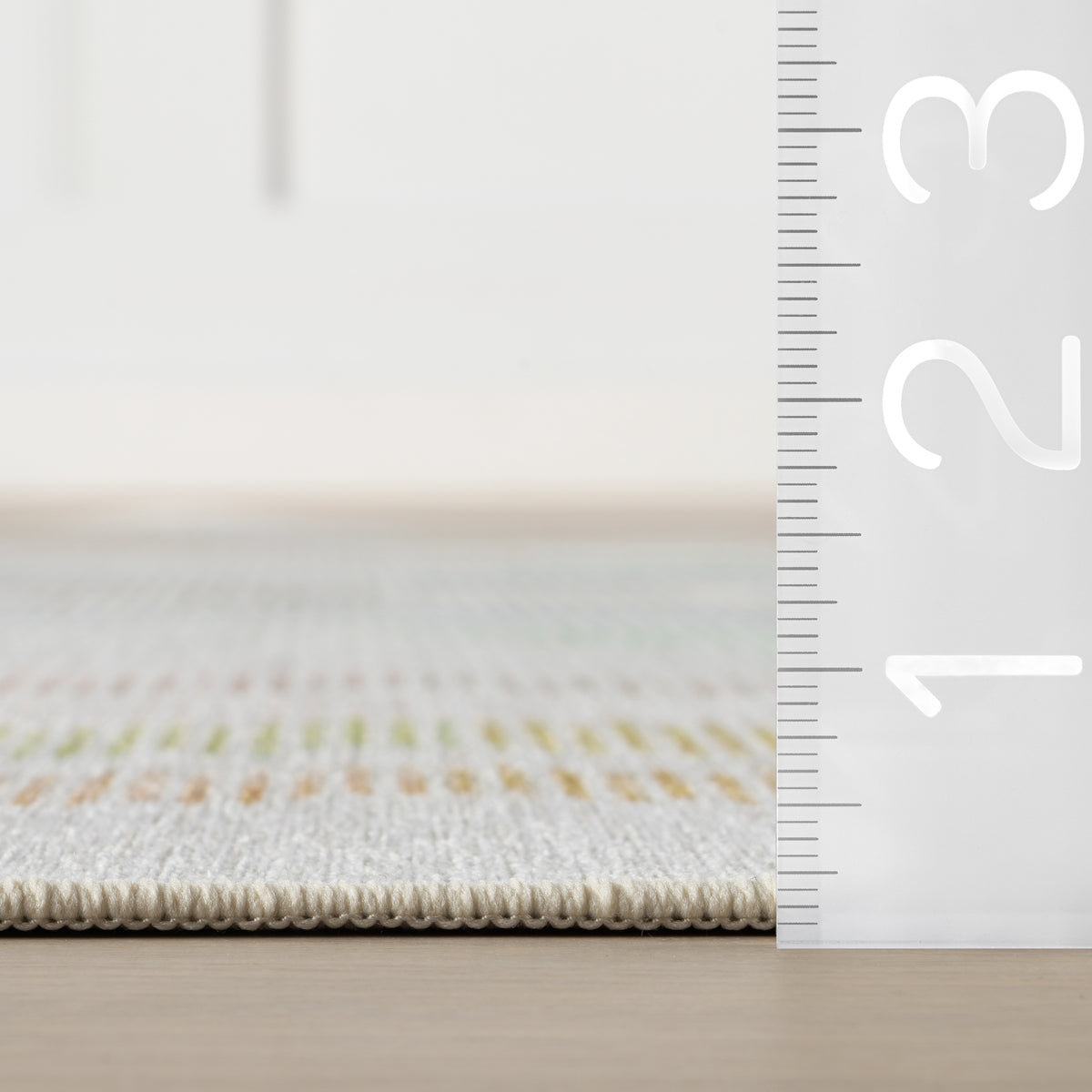 Zarek Novelty Chevron Machine Washable Rug