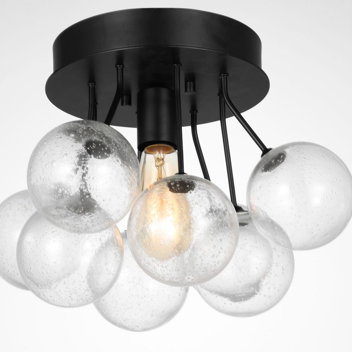 One Light Semi-Flush Mount