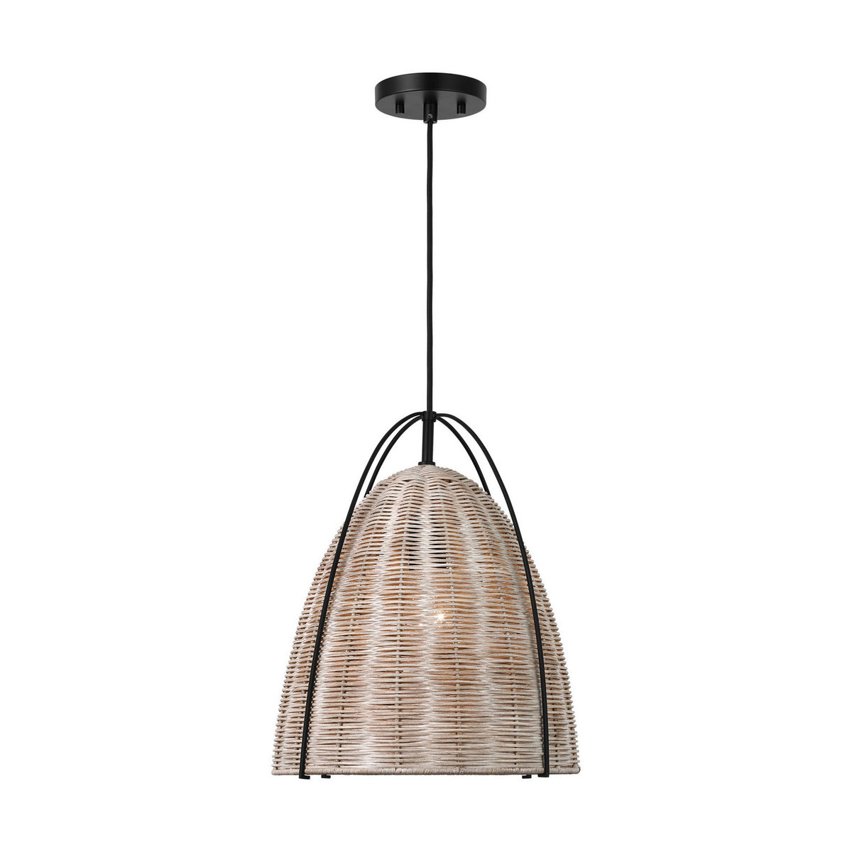 Norman Medium Wicker Pendant