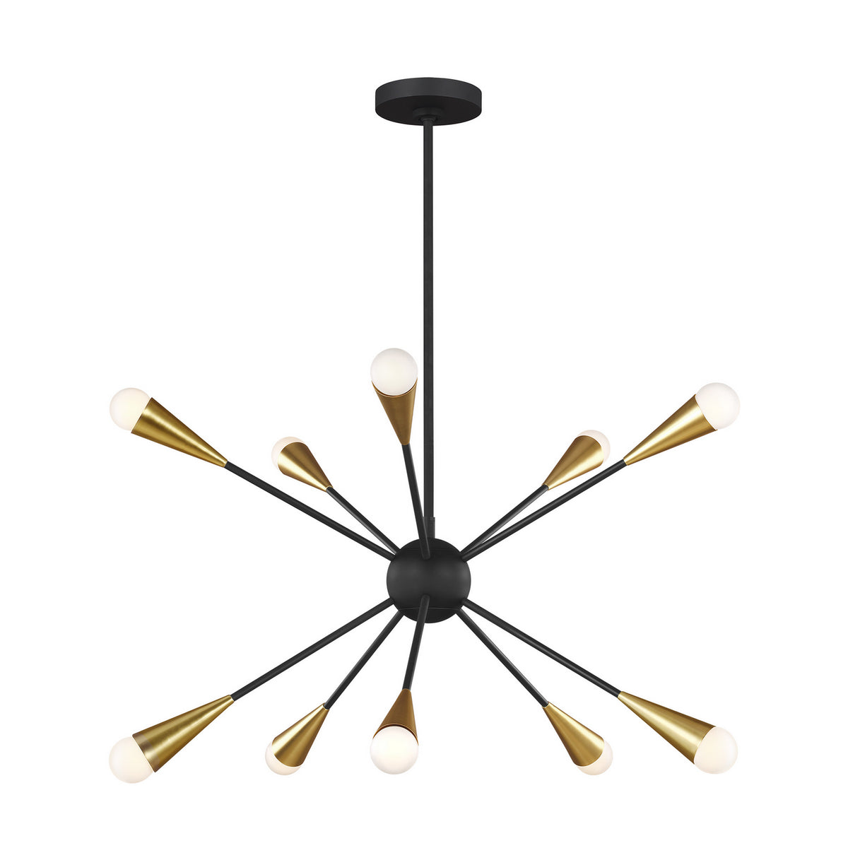 Ten Light Chandelier — 27.25"
