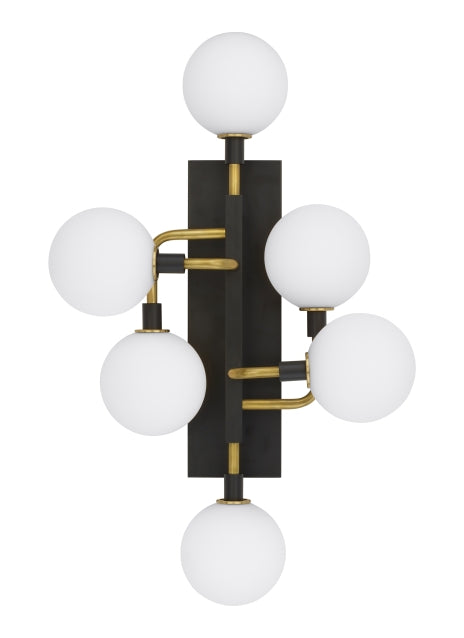 Viaggio Six Light Wall Sconce — White