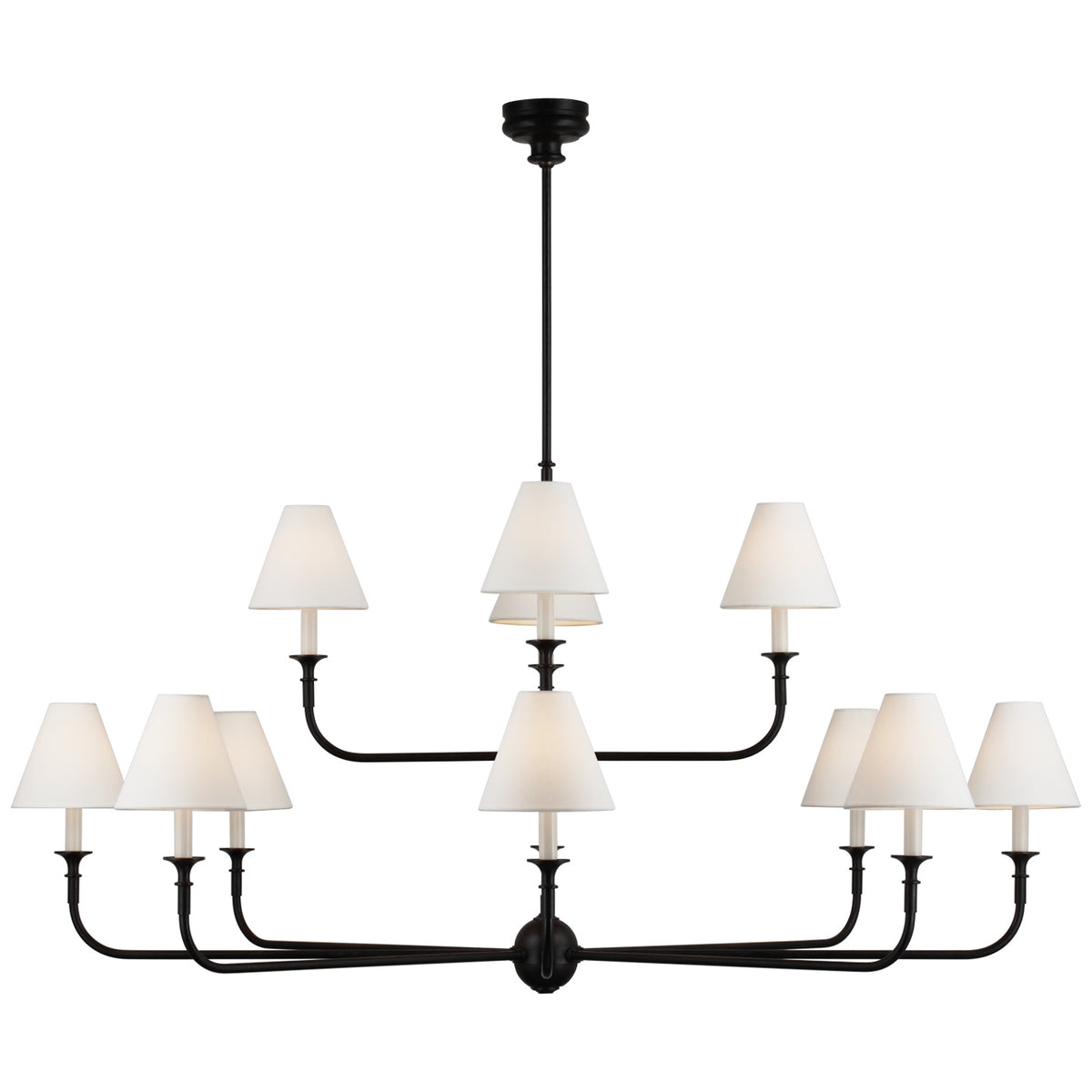 Piaf Grande Two-Tier Chandelier
