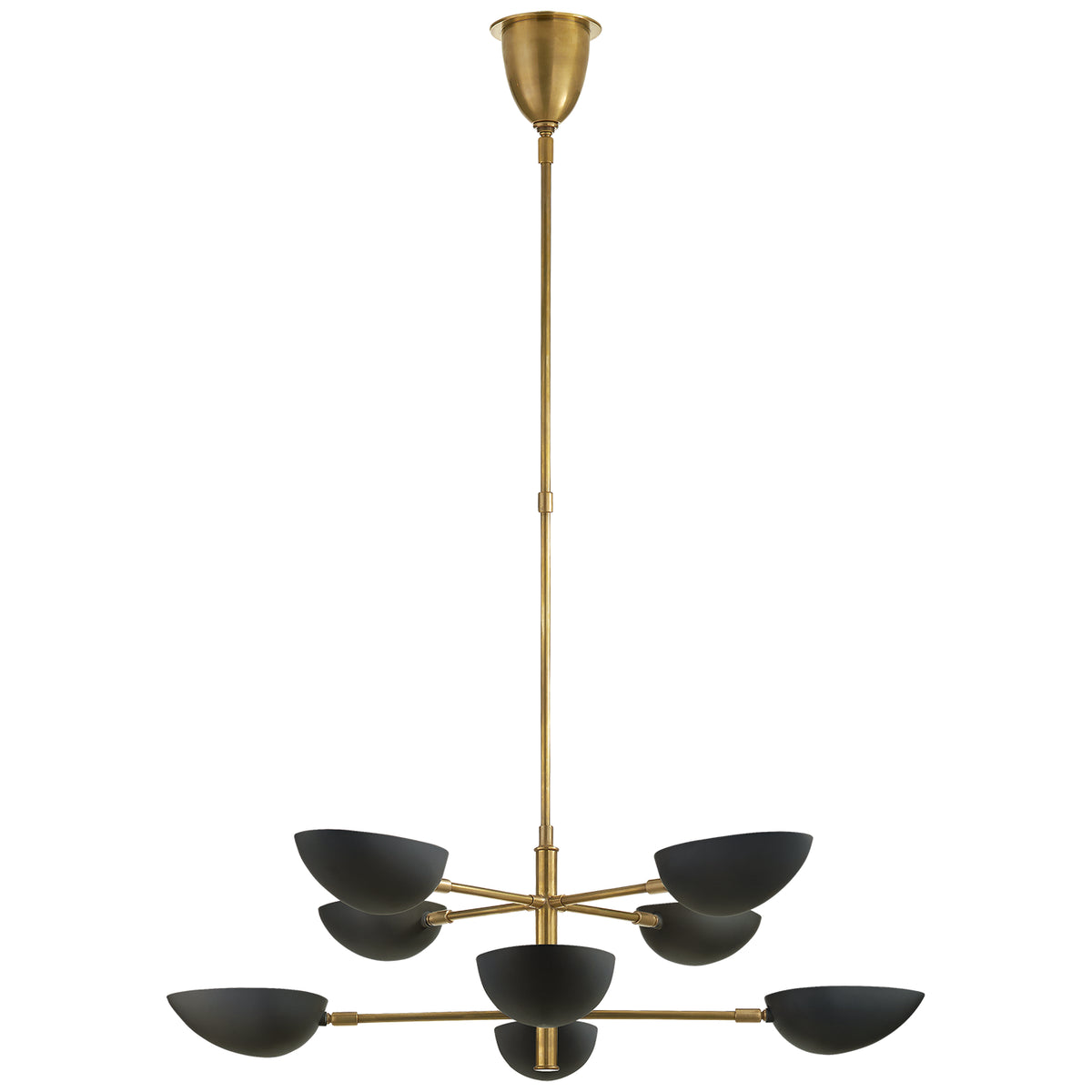 Graphic Large Two-Tier Chandelier