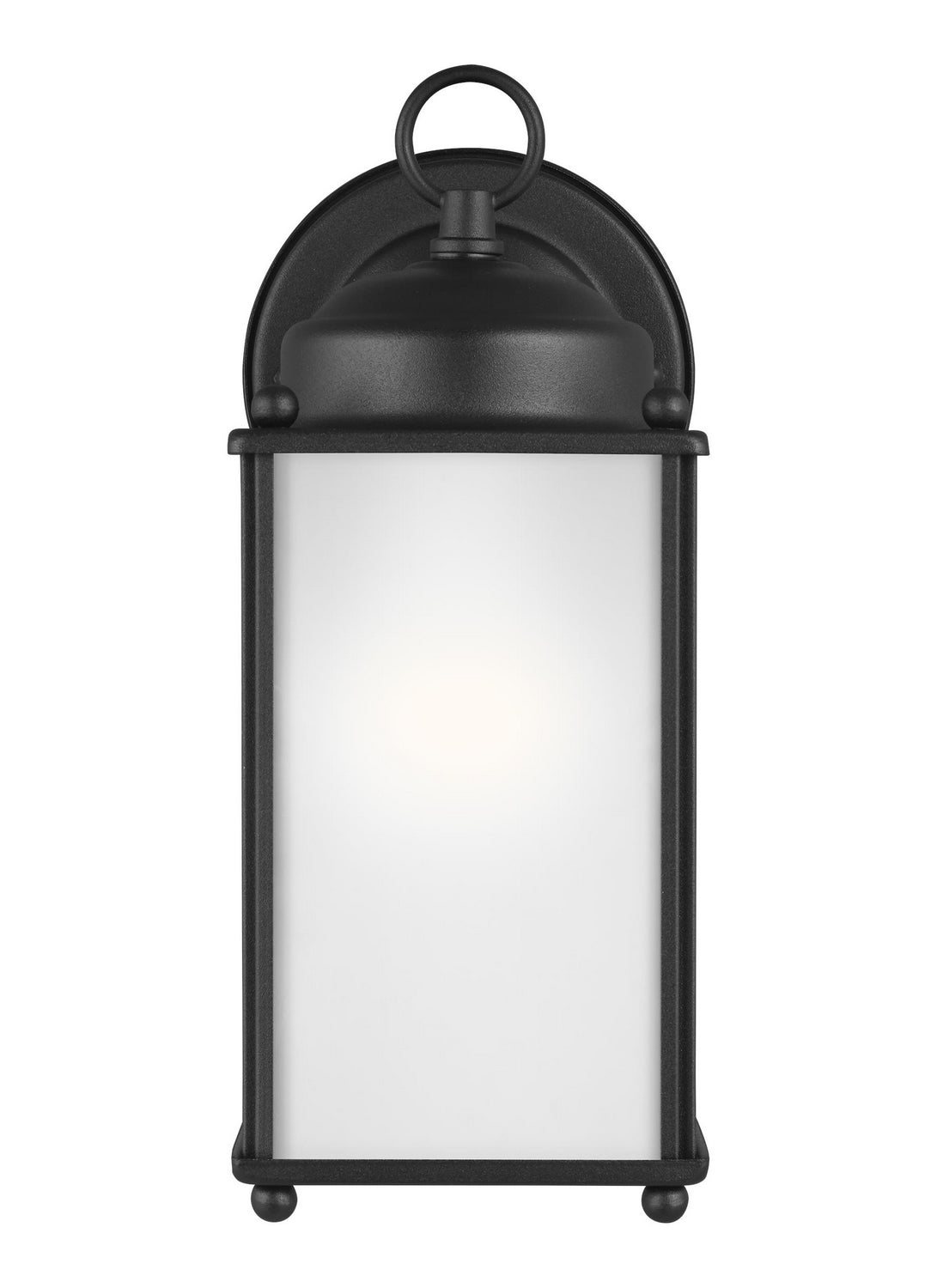 New Castle Medium Wall Lantern — Satin Etched