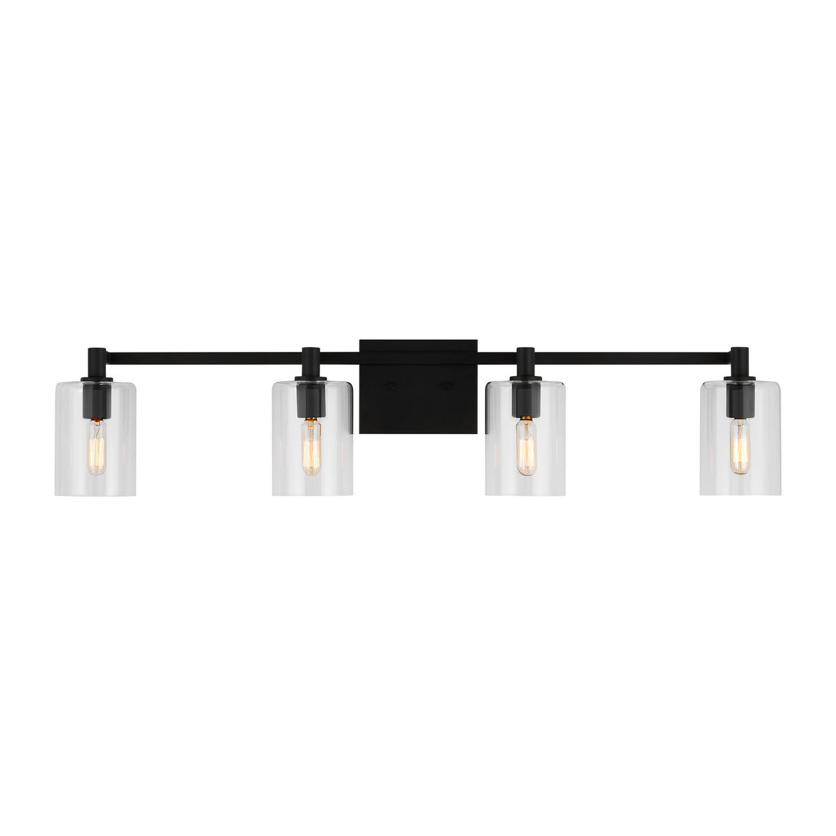 LED Bath Wall Sconce — W: 35.00" × H: 7.75" × D: 6.38"