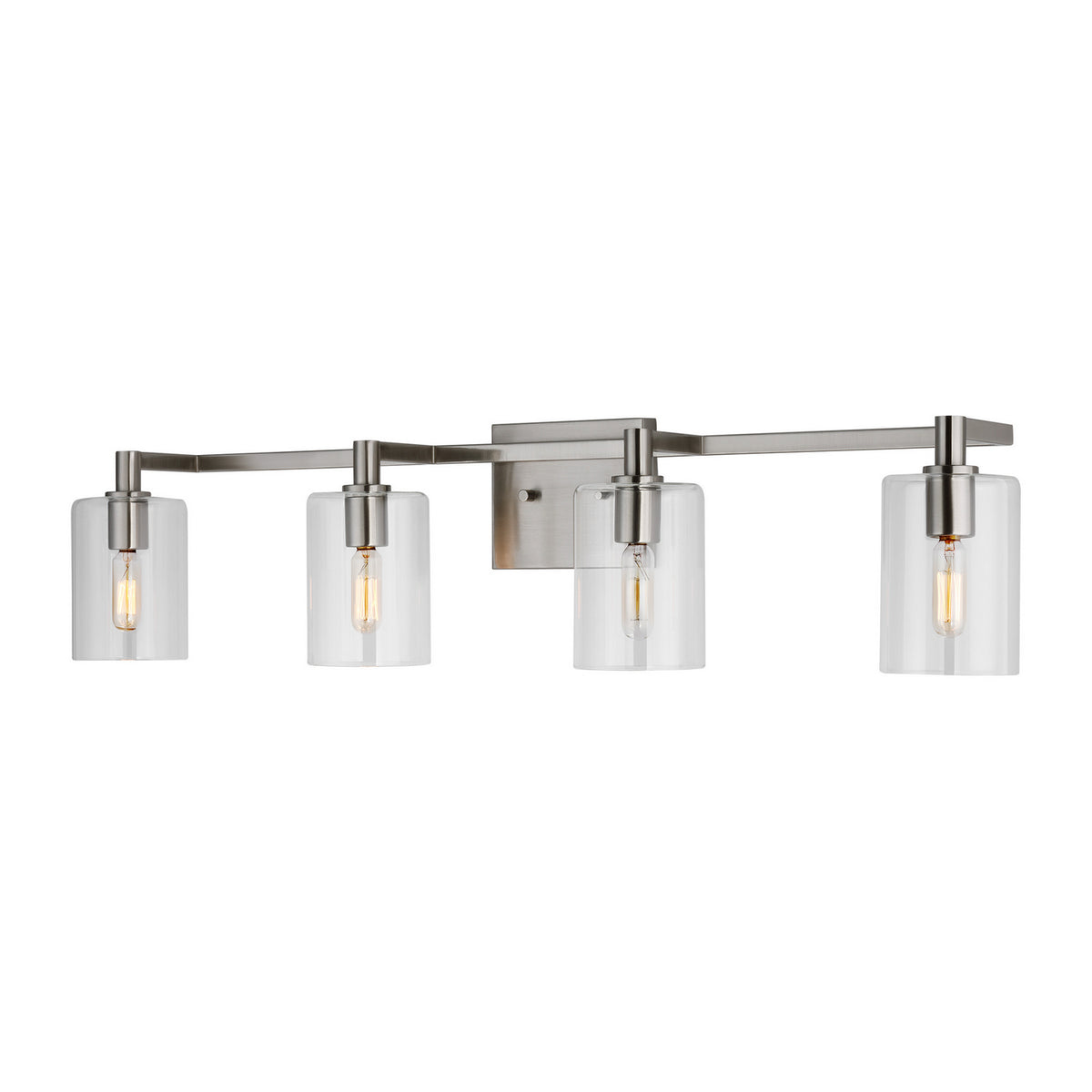 LED Bath Wall Sconce — W: 35.00" × H: 7.75" × D: 6.38"