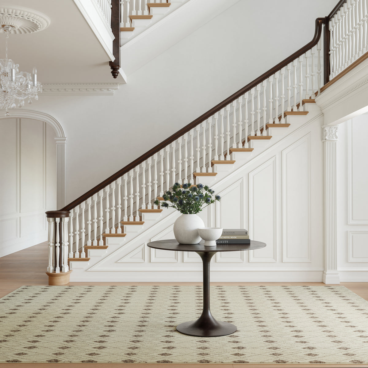 Chandler Tan Machine Washable Rug