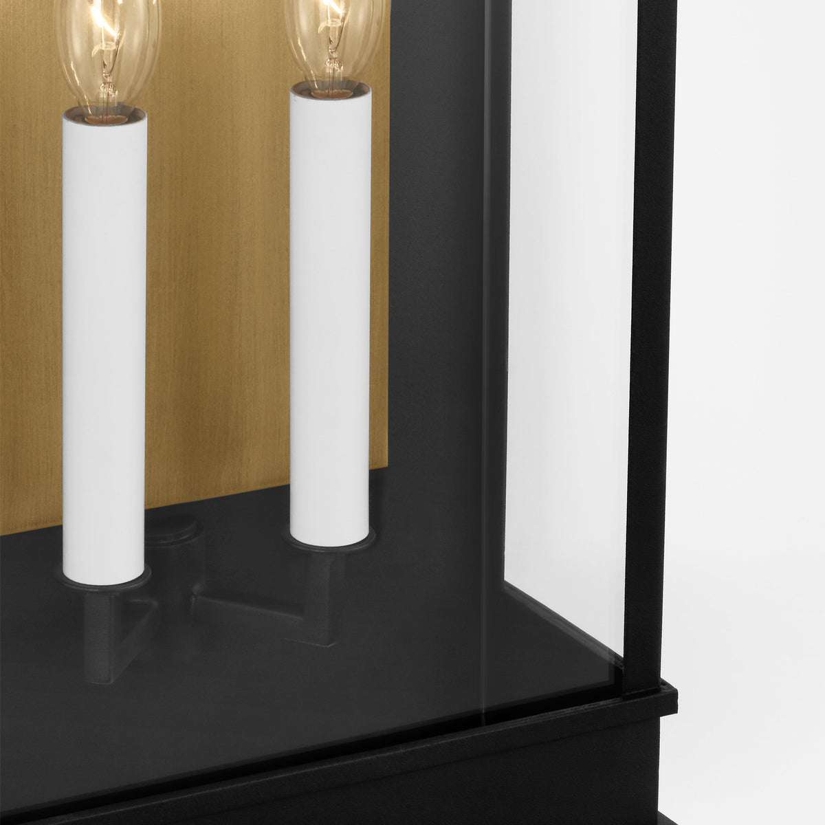 Two Light Outdoor Wall Sconce — 22.75"