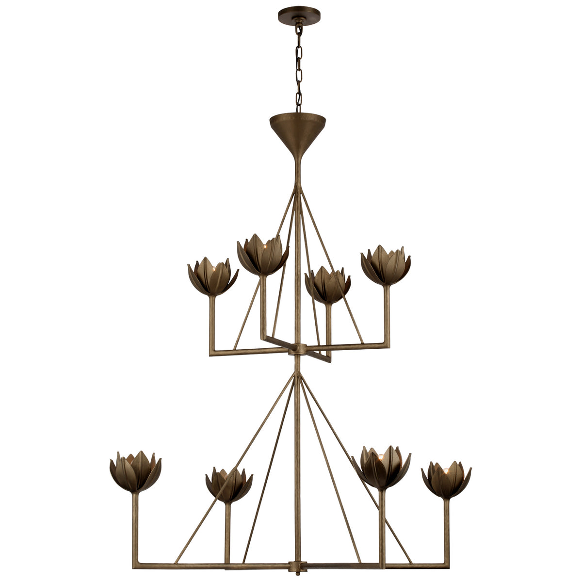 Alberto Large Two Tier Chandelier