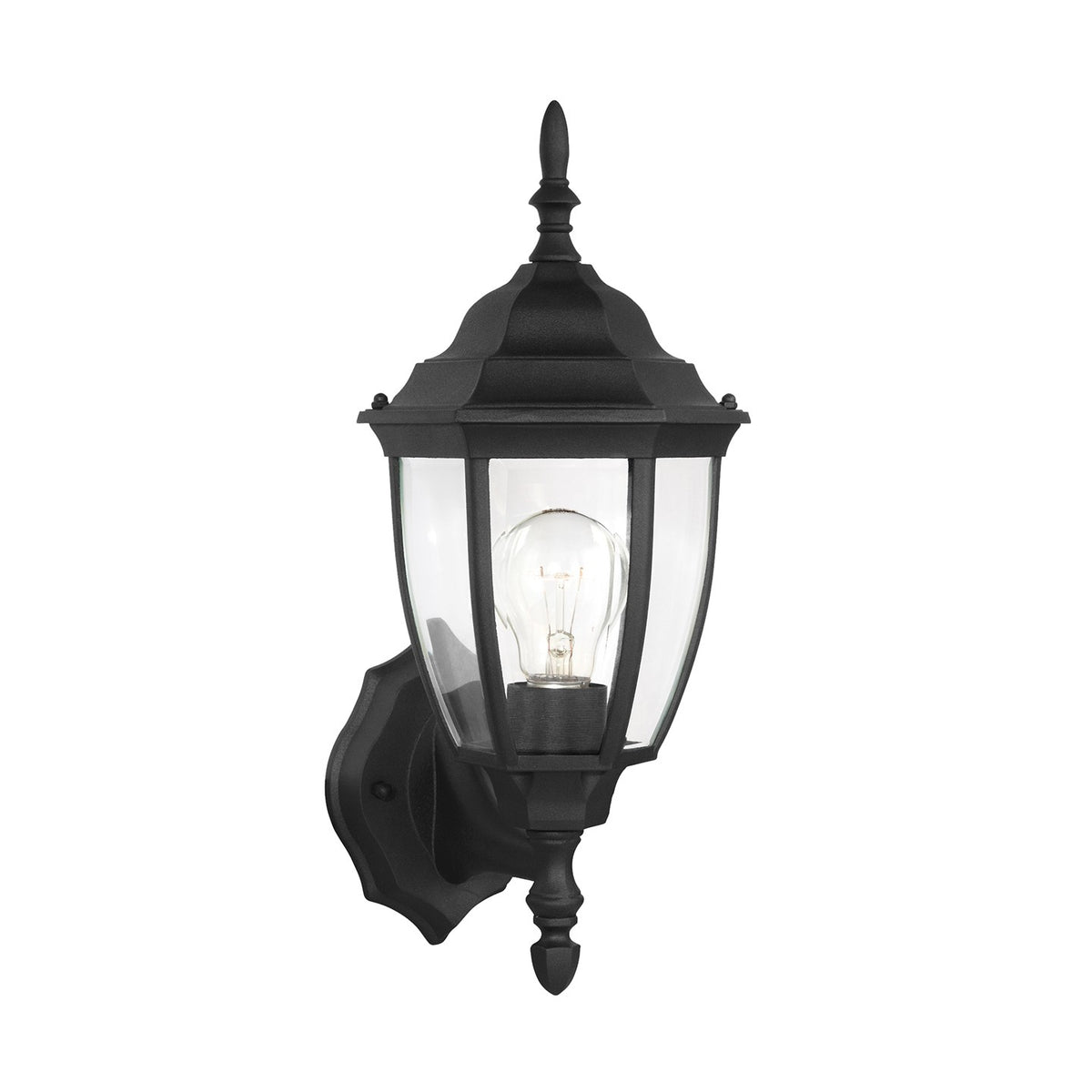 Bakersville Curve 15.5" Up Lantern — Clear