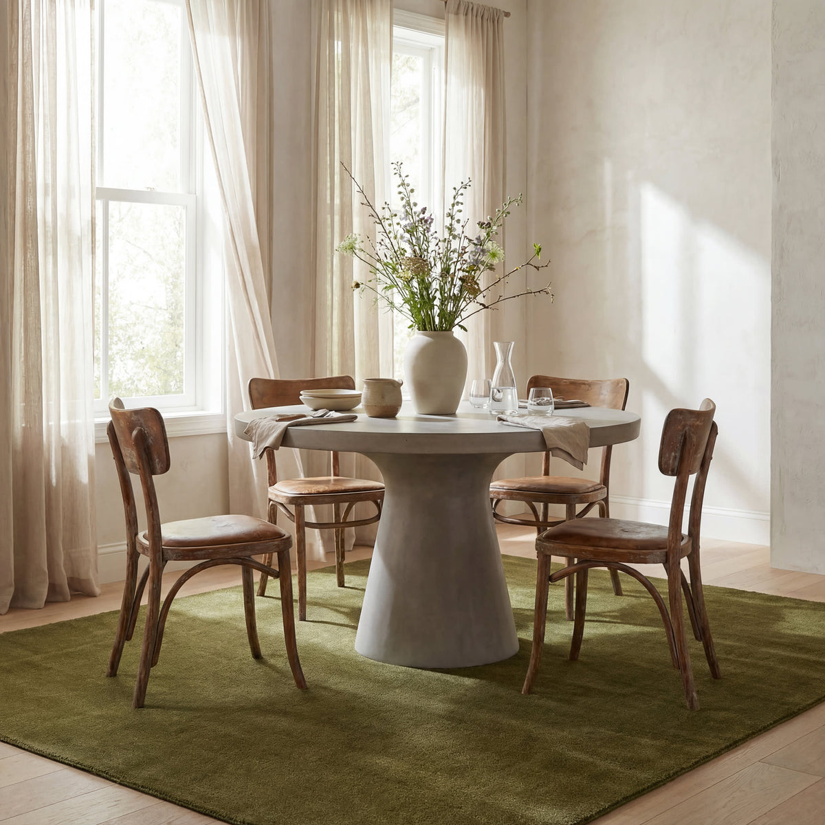 Dash & Albert Gania Modern Rug in Green, photo 4