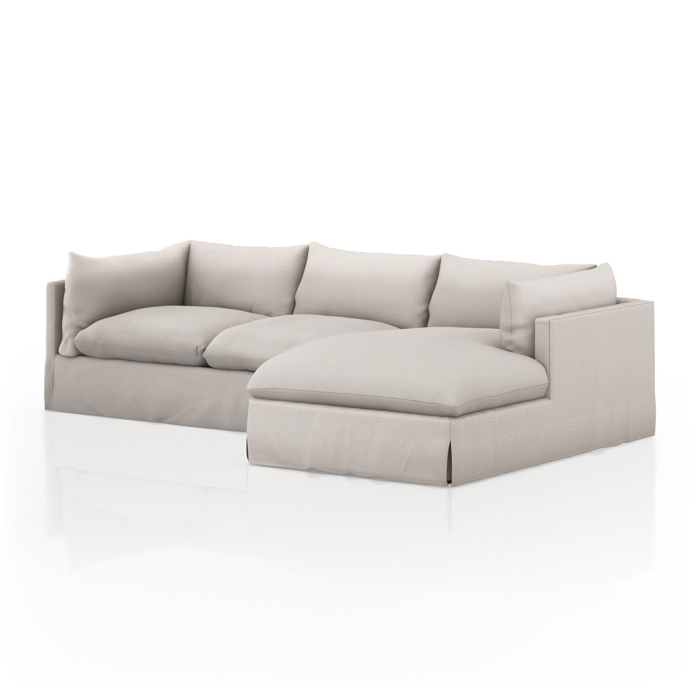 Habitat Slipcover 2-Piece Sectional with Chaise