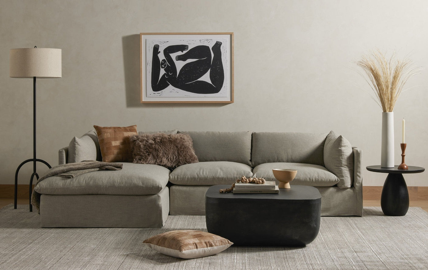 Habitat Slipcover 2-Piece Sectional with Chaise