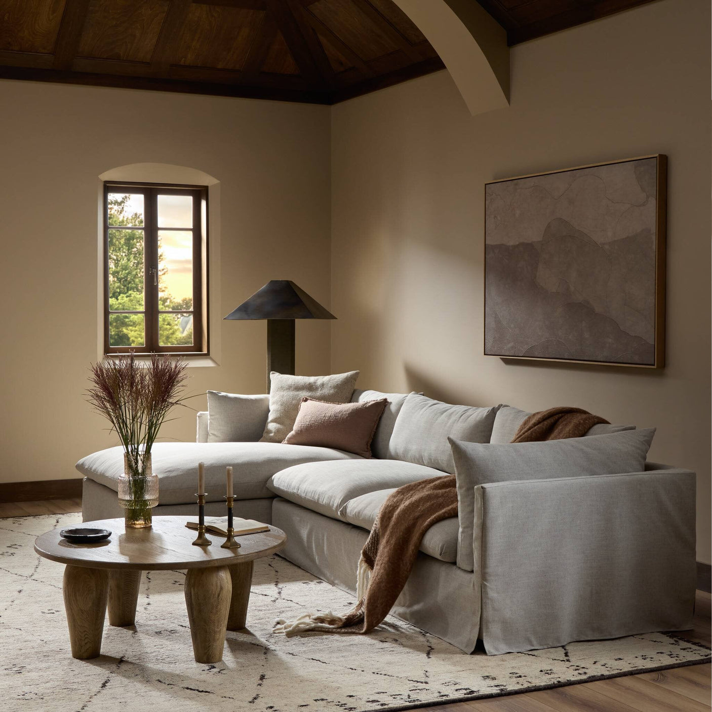 Habitat Slipcover 2-Piece Sectional with Chaise