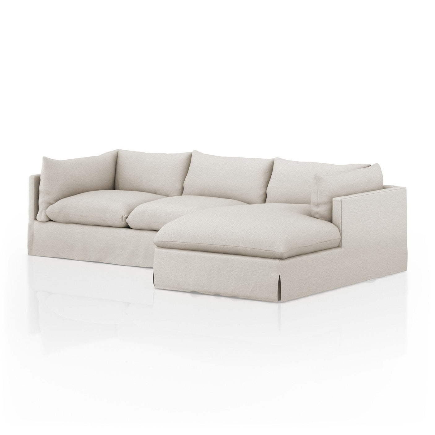 Habitat Slipcover 2-Piece Sectional with Chaise