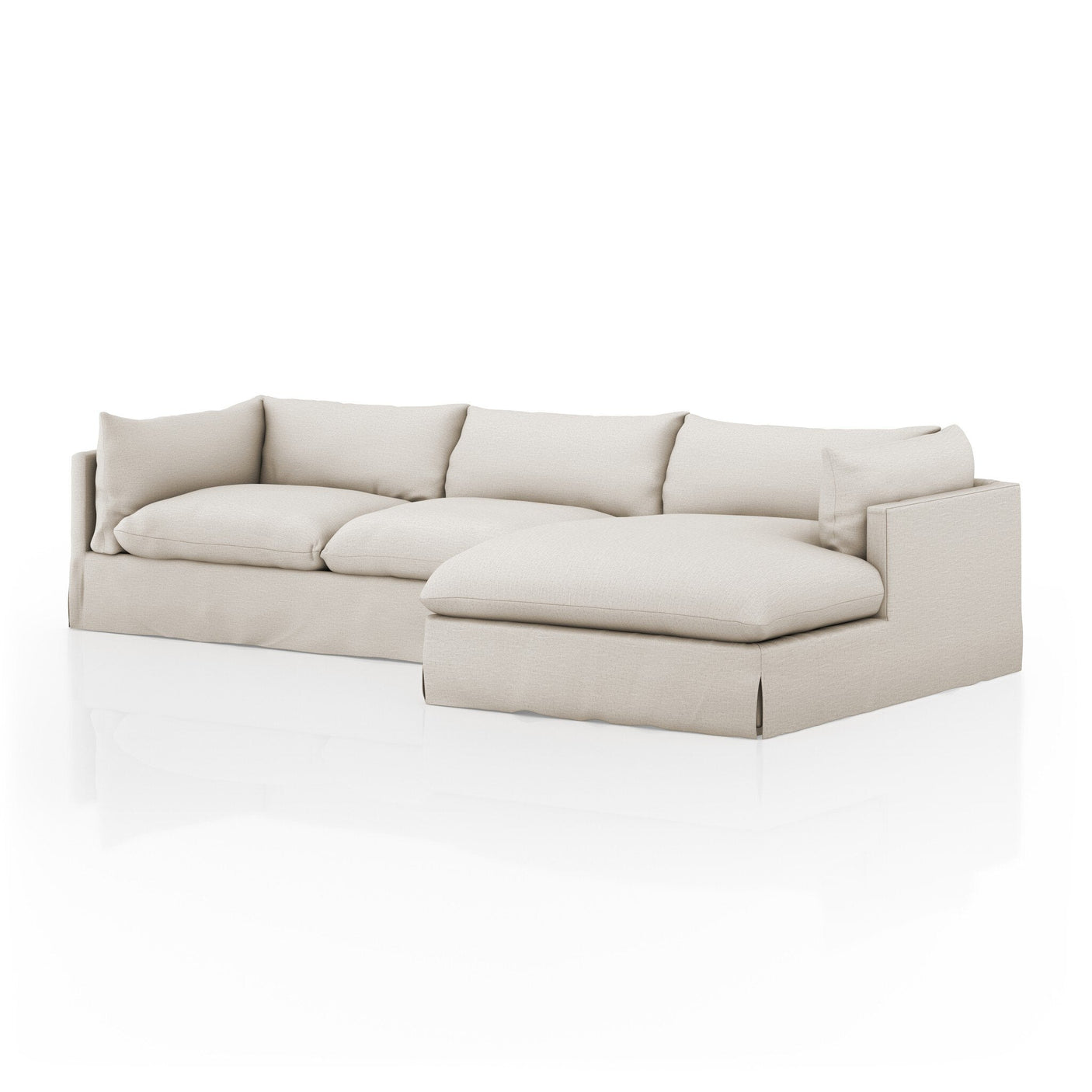 Habitat Slipcover 2-Piece Sectional with Chaise