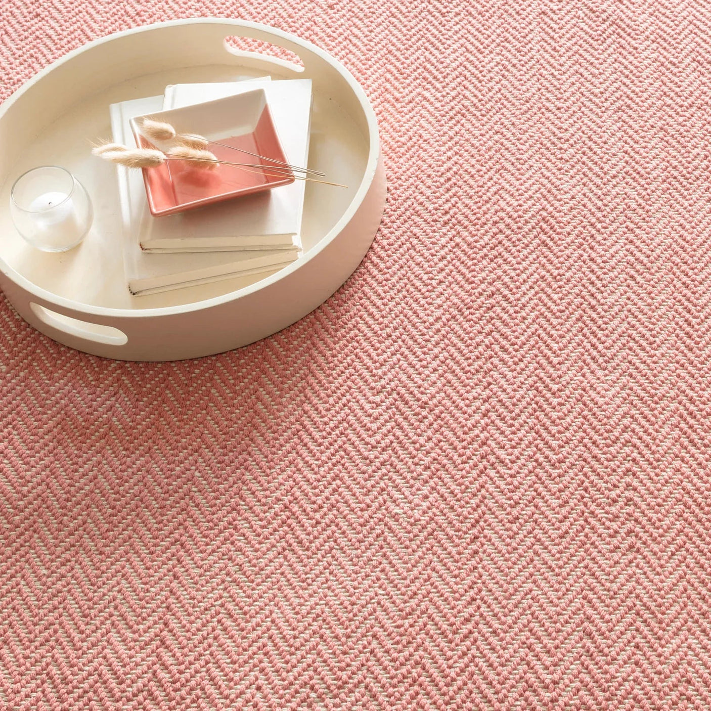 Herringbone Handwoven Cotton Rug
