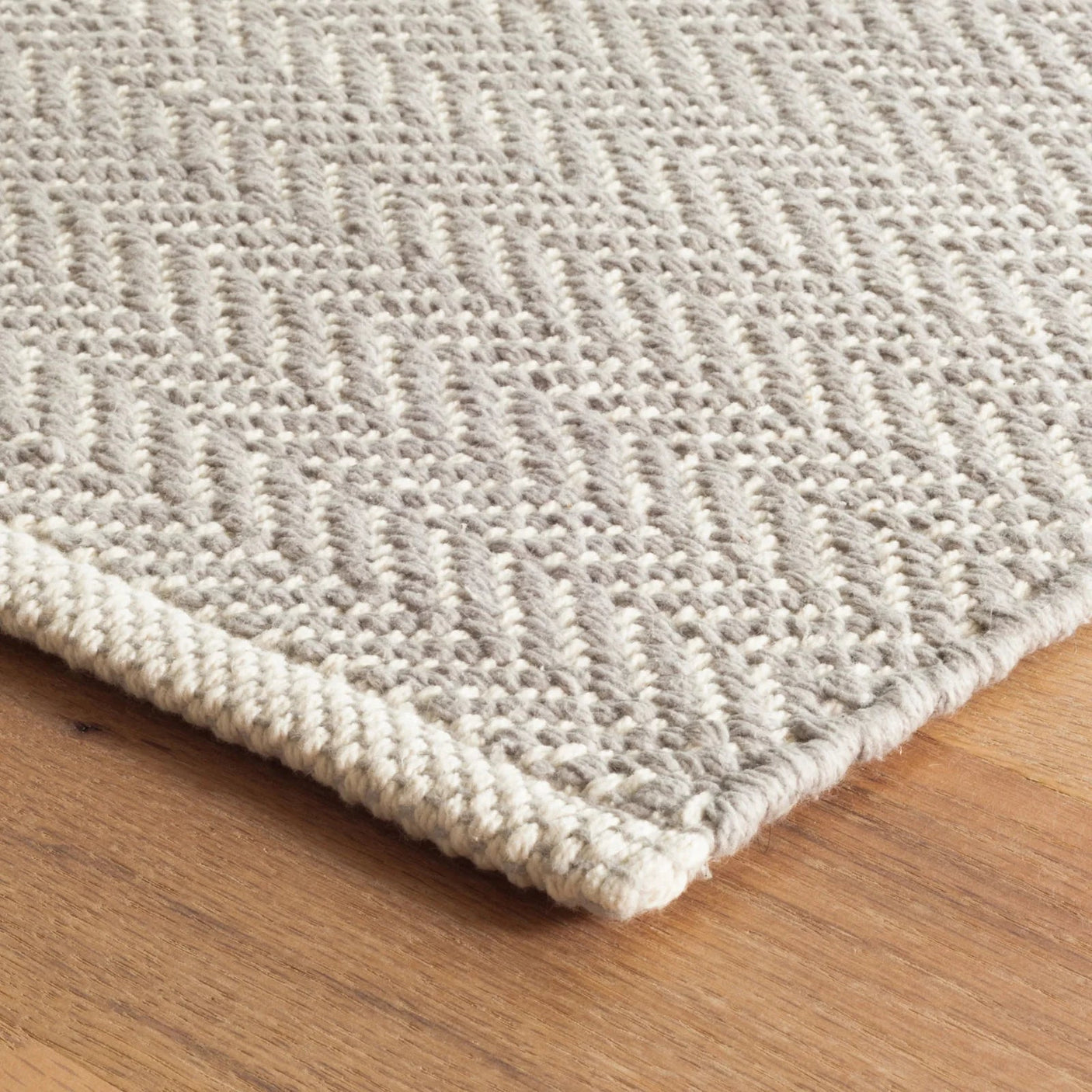Herringbone Handwoven Cotton Rug