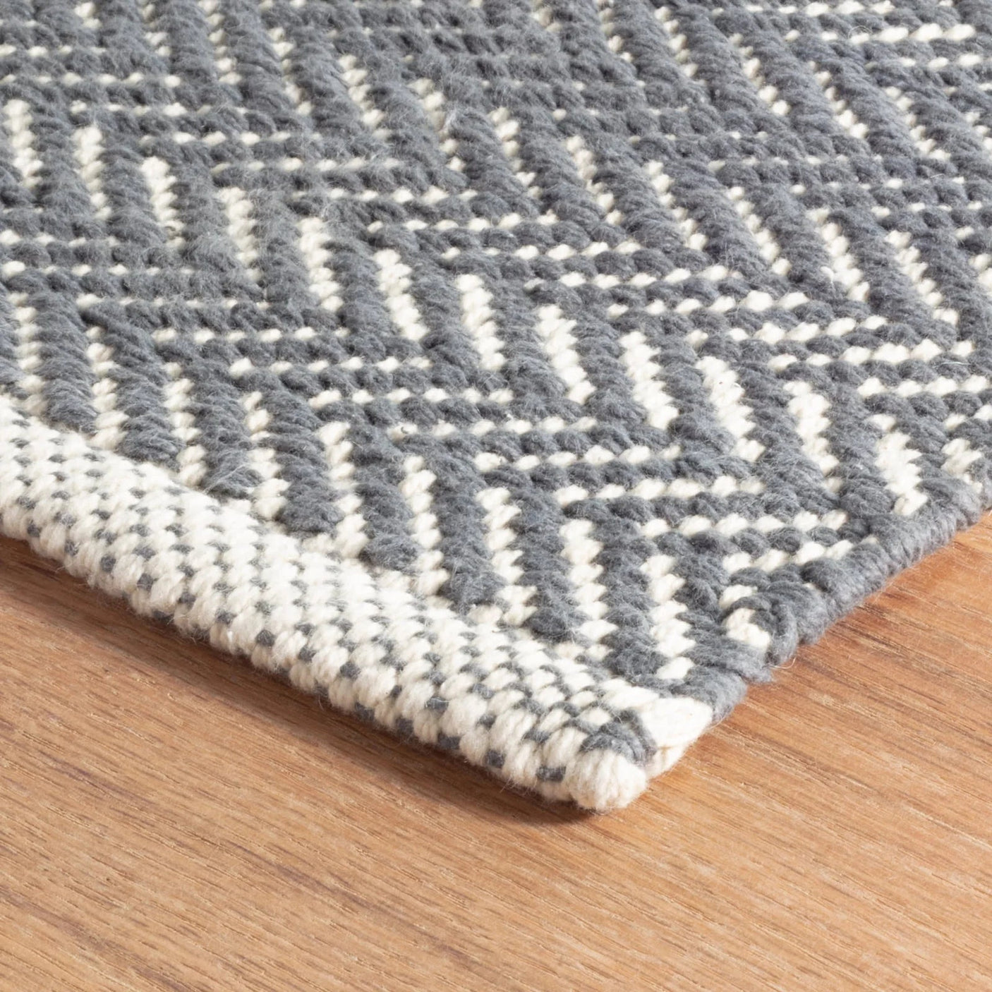 Herringbone Handwoven Cotton Rug