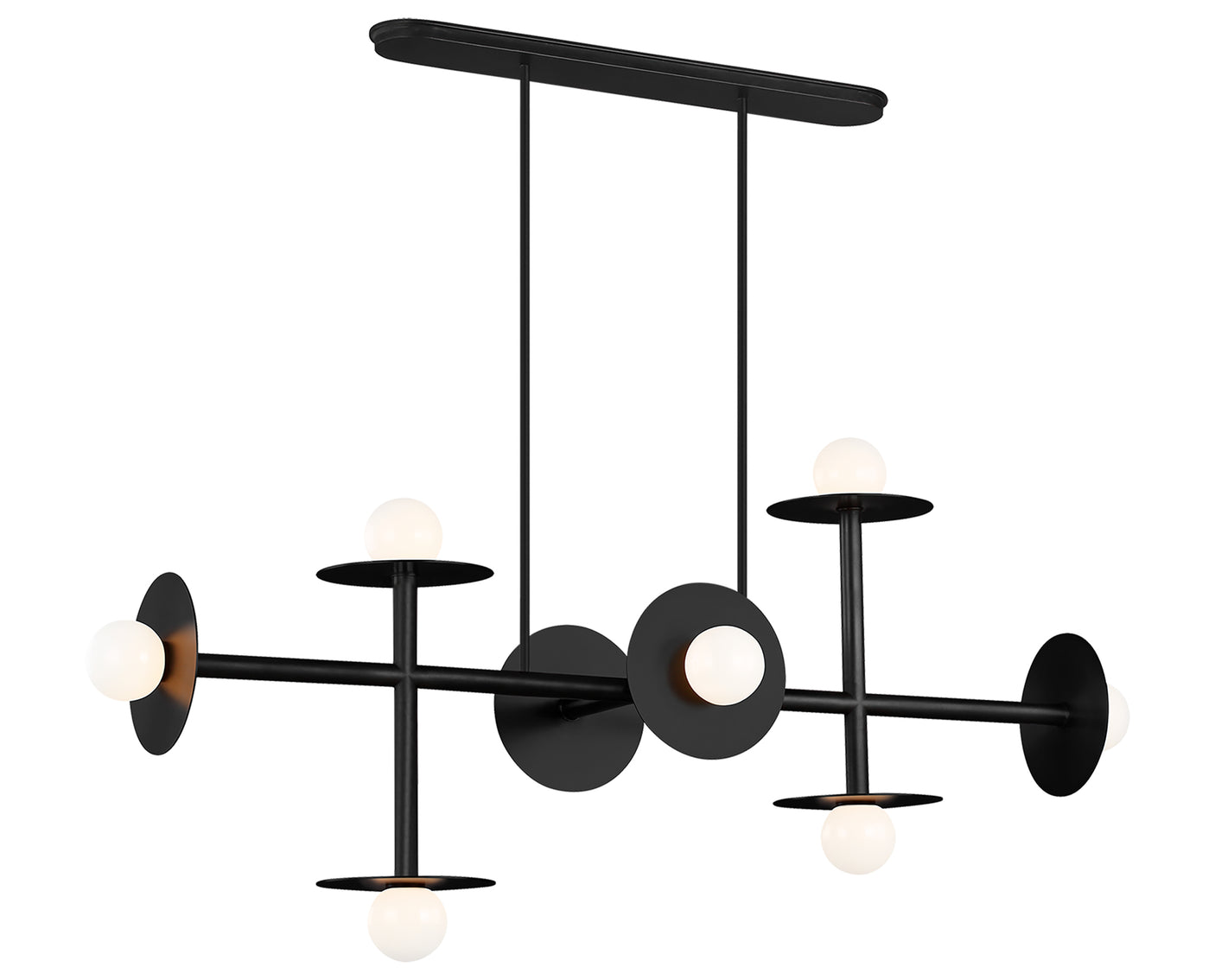 Nodes Large Linear Chandelier