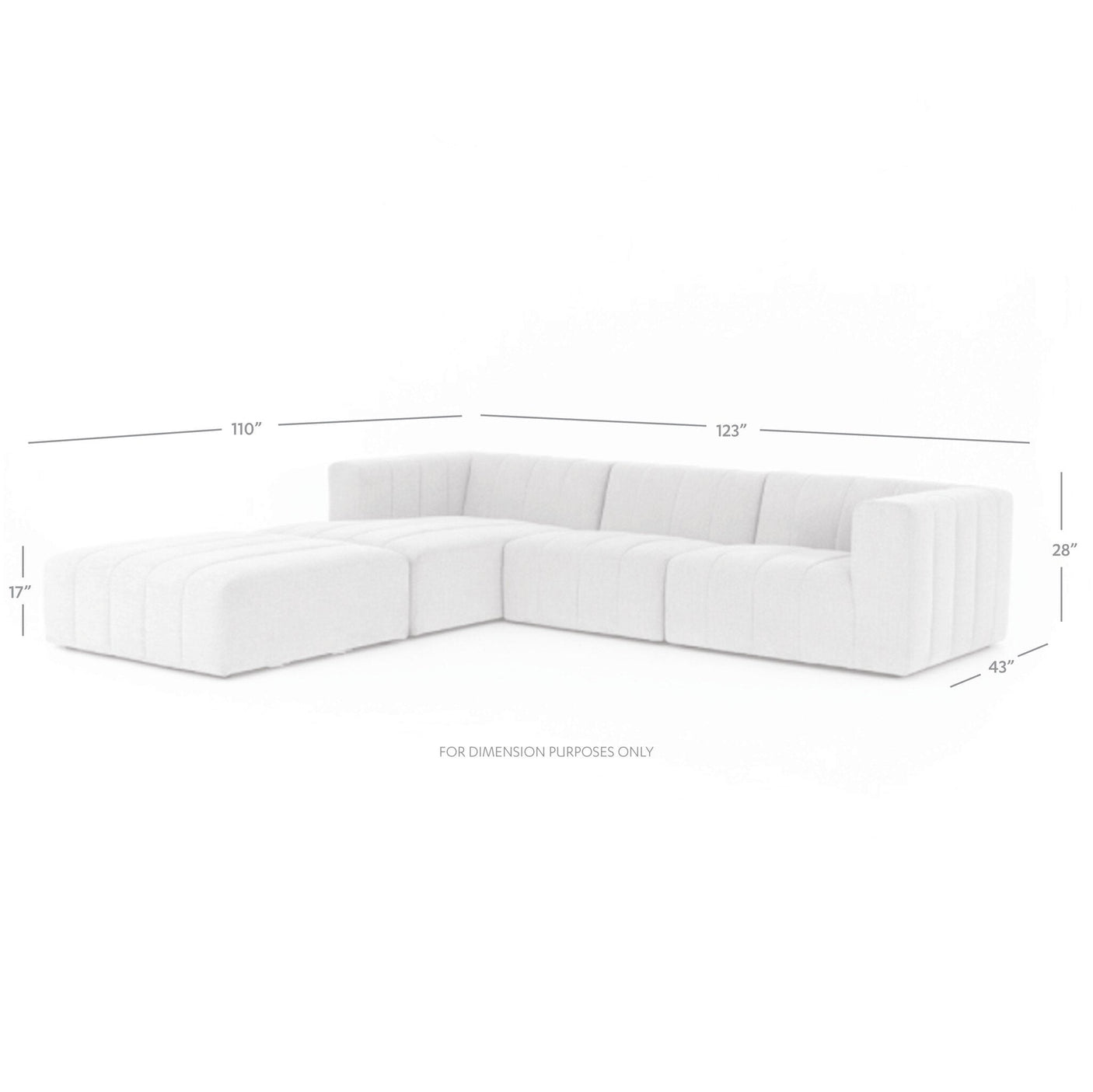 Langham Channeled 3-Piece Sectional