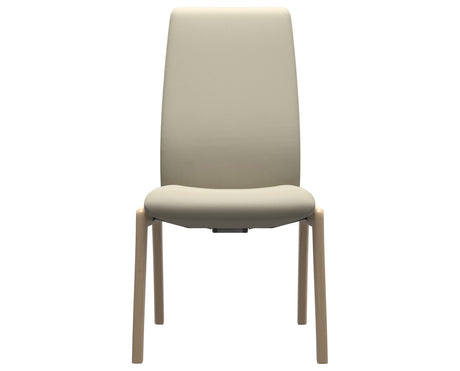 Laurel | High Back Dining Chair with D100 Vertical Legs