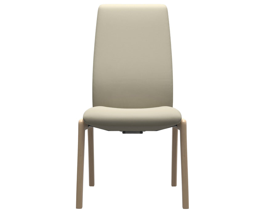 Laurel | High Back Dining Chair with D100 Vertical Legs