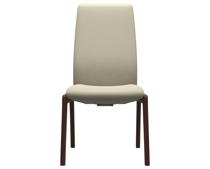 Laurel | High Back Dining Chair with D100 Vertical Legs