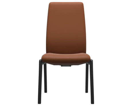 Laurel | High Back Dining Chair with D100 Vertical Legs