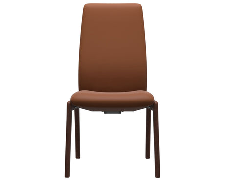 Laurel | High Back Dining Chair with D100 Vertical Legs