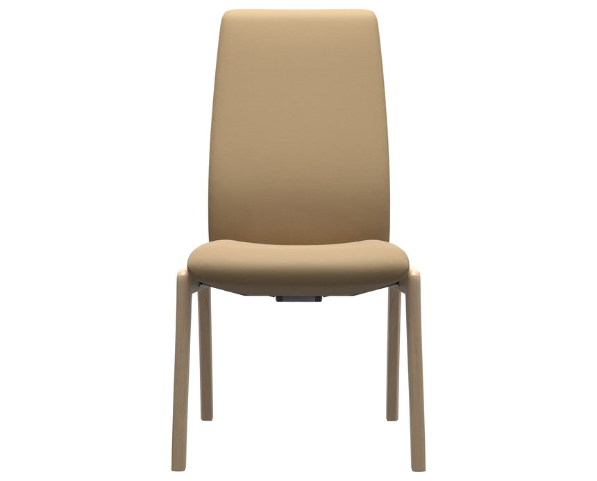 Laurel | High Back Dining Chair with D100 Vertical Legs