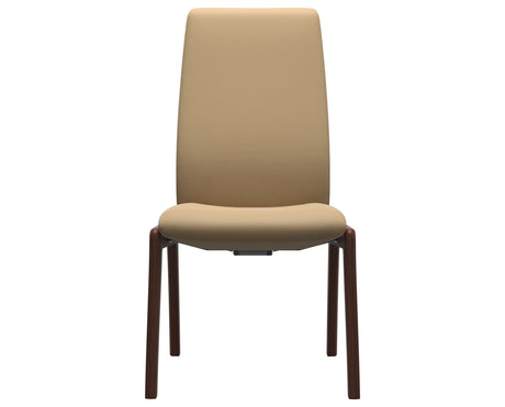 Laurel | High Back Dining Chair with D100 Vertical Legs