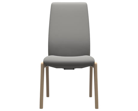Laurel | High Back Dining Chair with D100 Vertical Legs