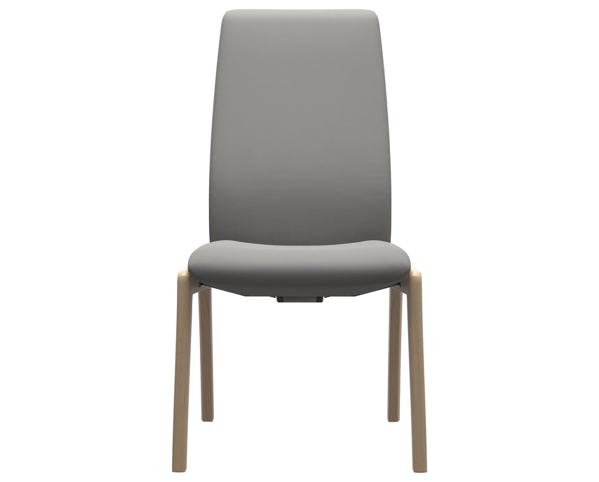 Laurel | High Back Dining Chair with D100 Vertical Legs