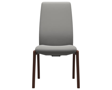 Laurel | High Back Dining Chair with D100 Vertical Legs