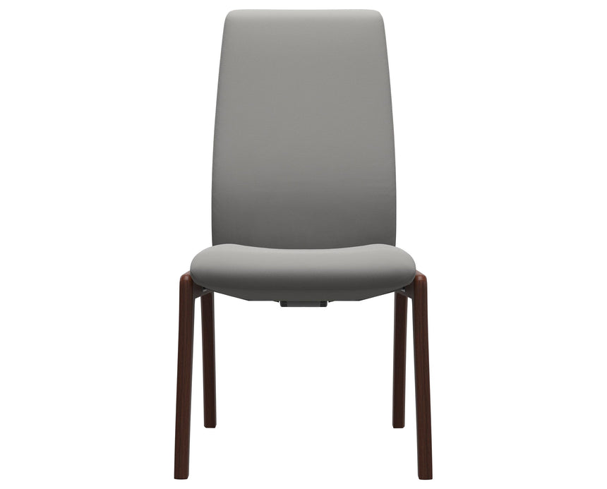 Laurel | High Back Dining Chair with D100 Vertical Legs