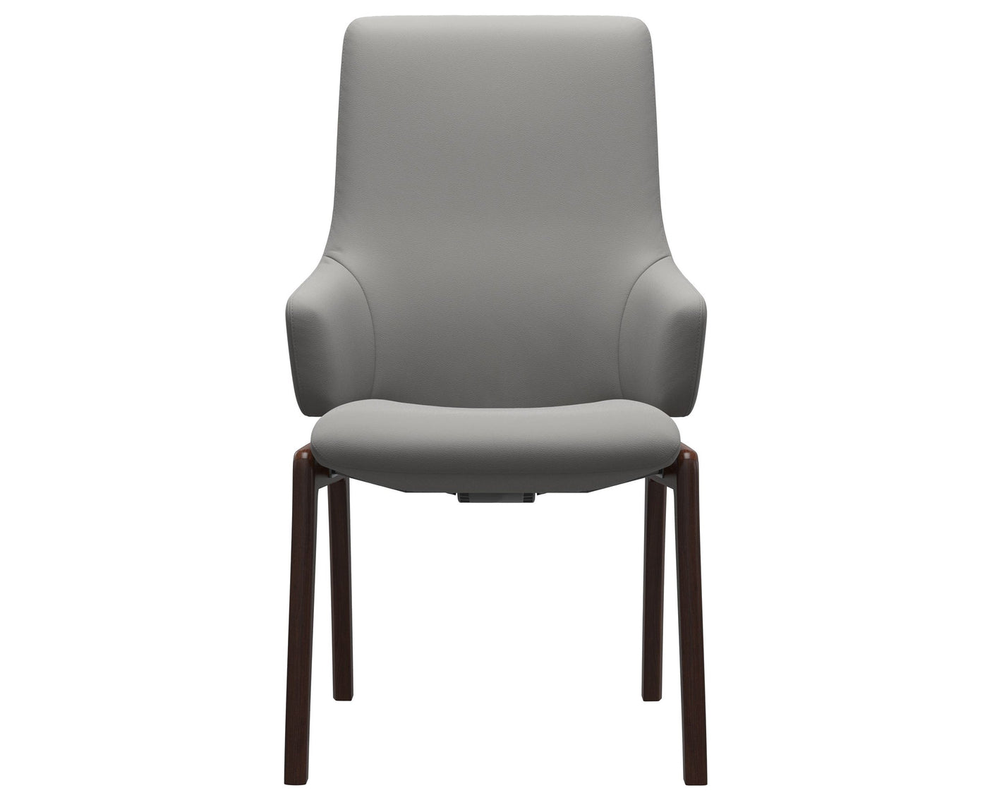 Laurel | High Back Dining Chair with D100 Vertical Legs with Arms