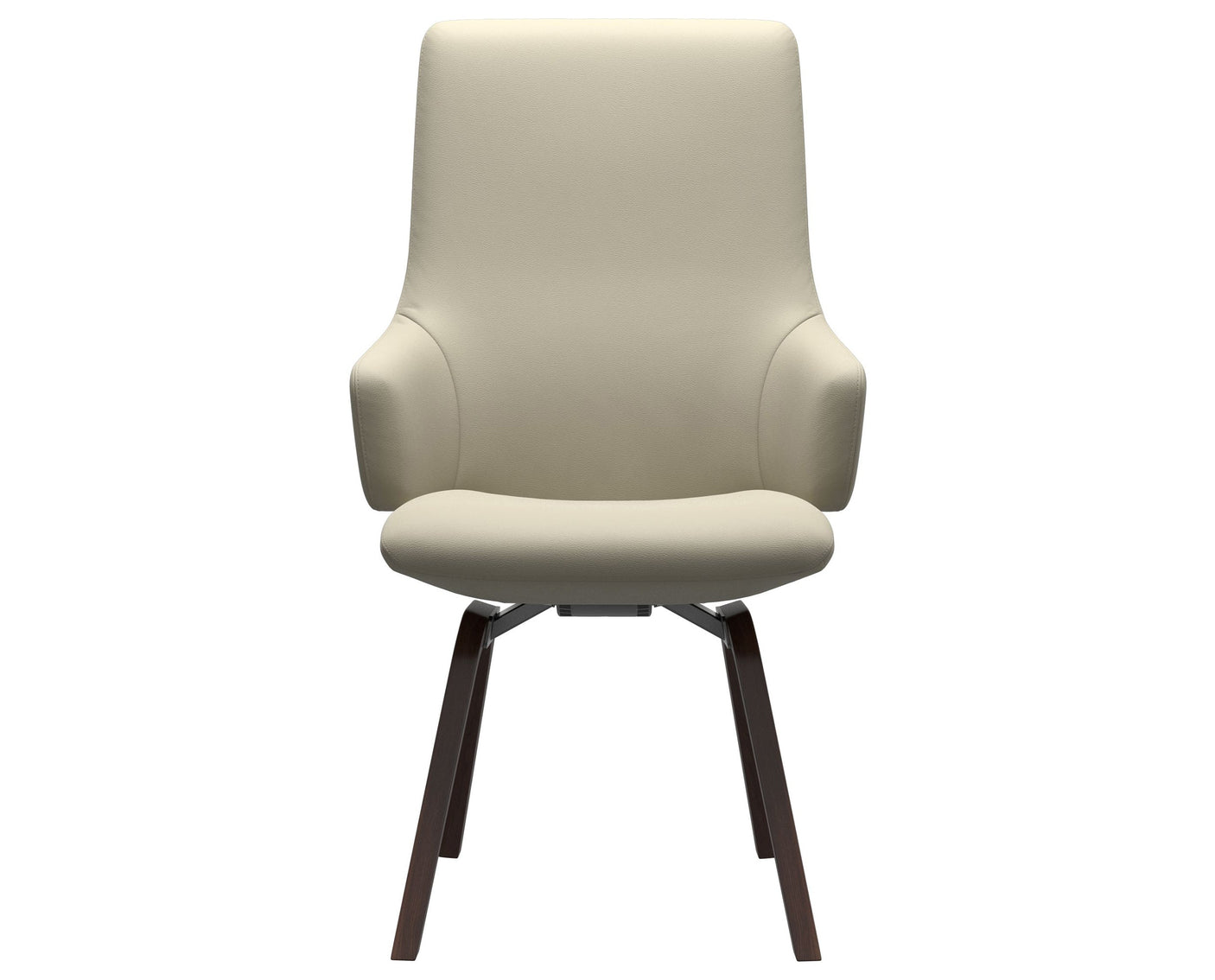 Laurel | High Back Dining Chair with D200 Slanted Legs with Arms