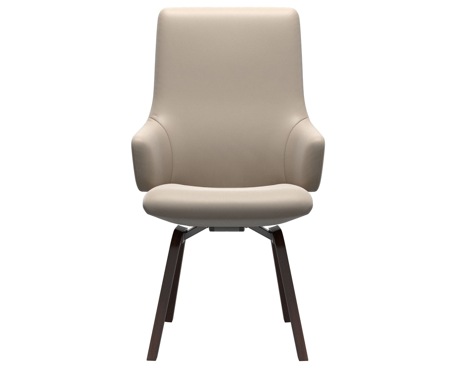 Laurel | High Back Dining Chair with D200 Slanted Legs with Arms