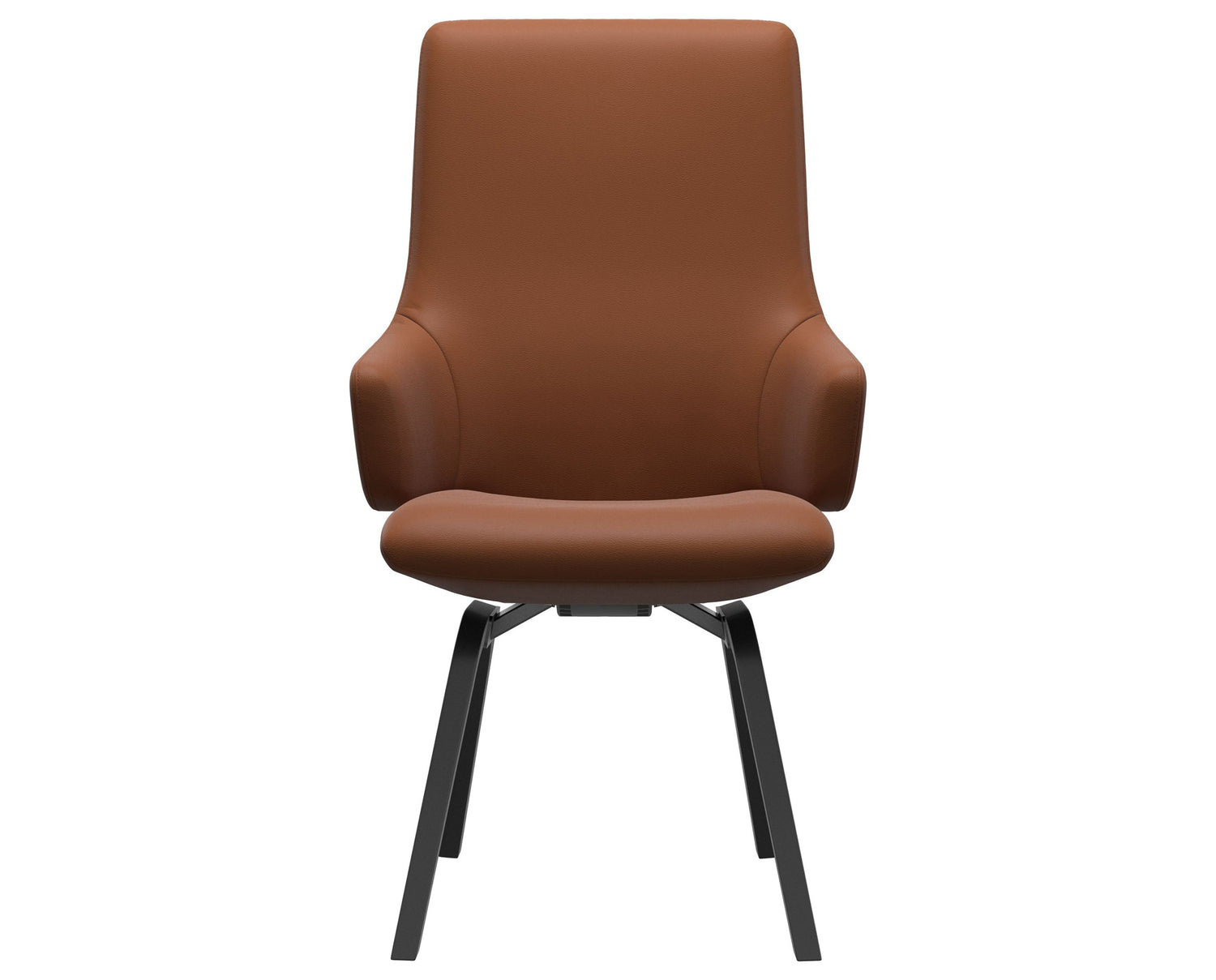 Laurel | High Back Dining Chair with D200 Slanted Legs with Arms